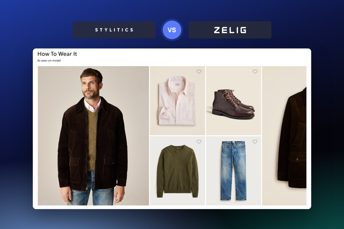 Stylitics vs Zelig: Interactive Styling or Outfitting at Scale?